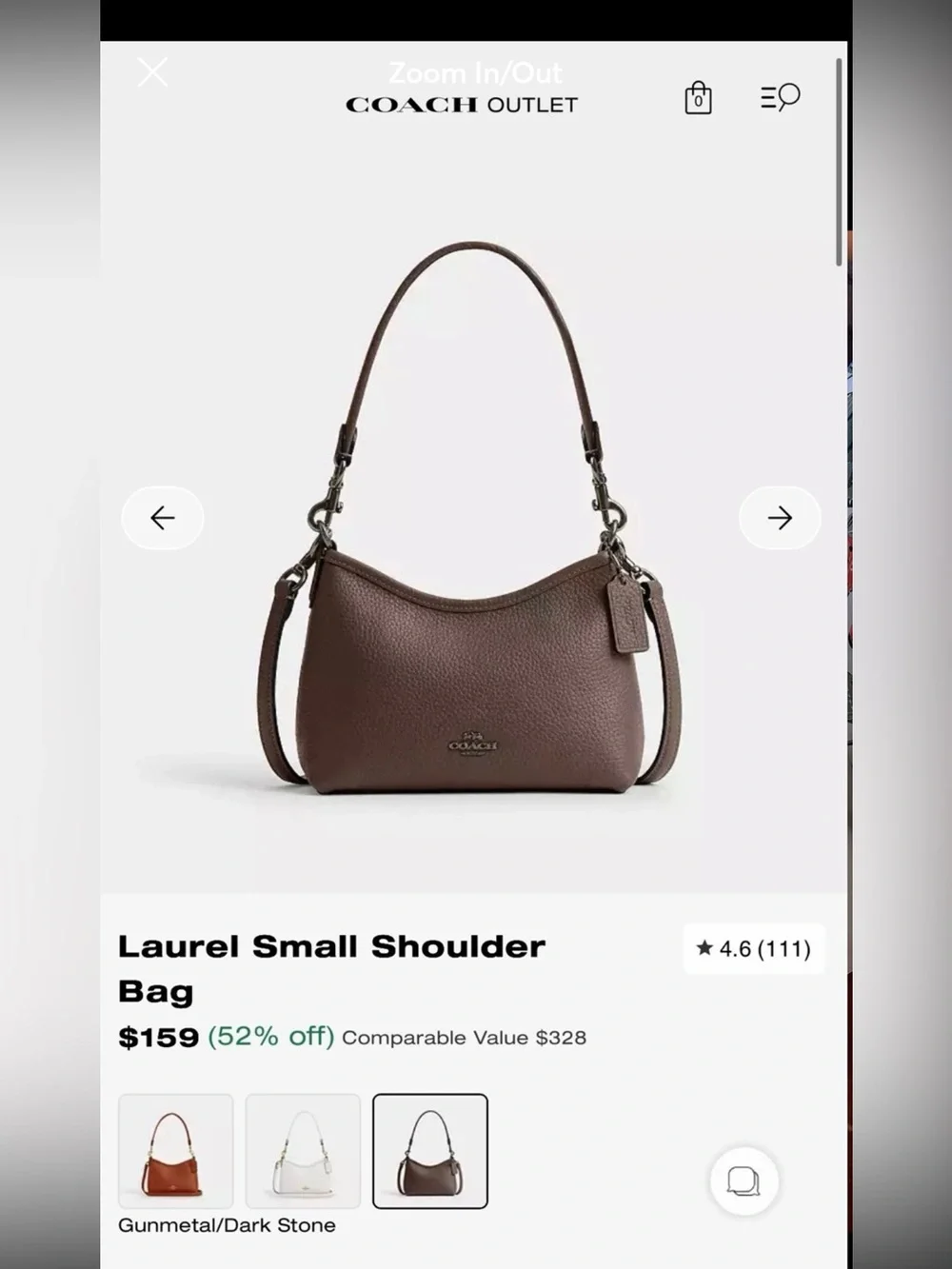 Coach Laurel Small Shoulder Bag