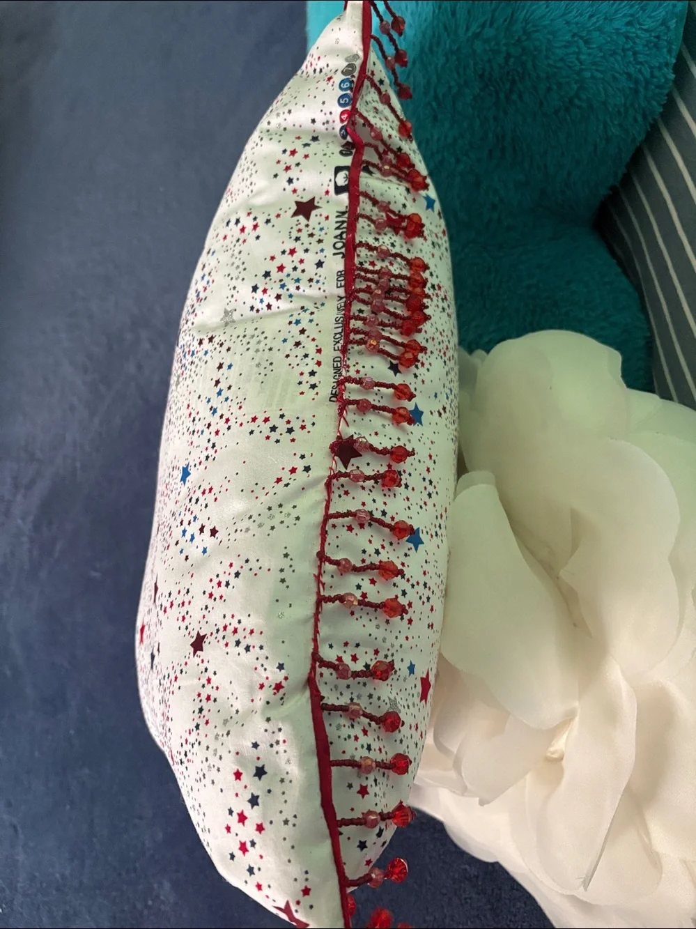 N/A any pillow beaded