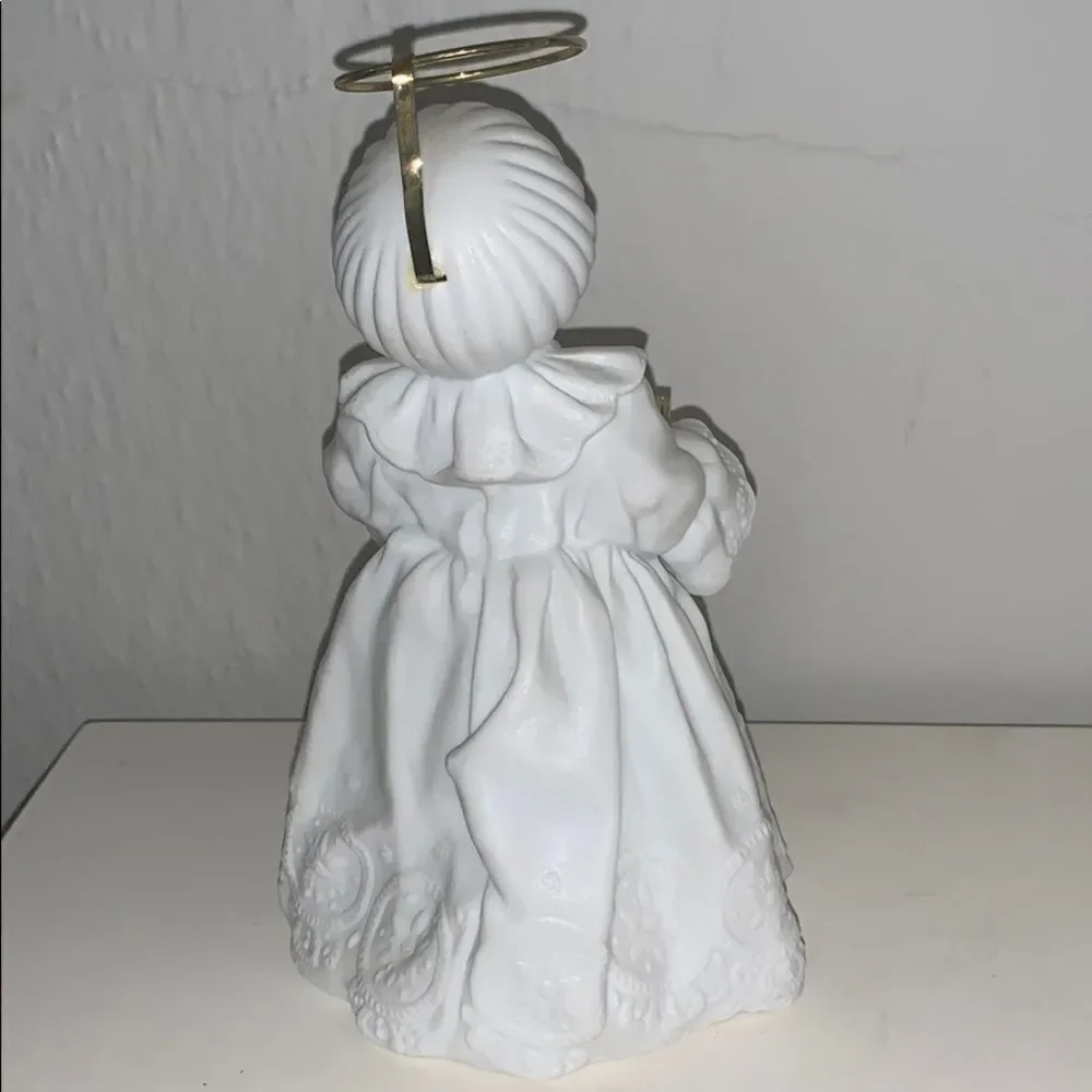 Department 56 angel brass porcelain