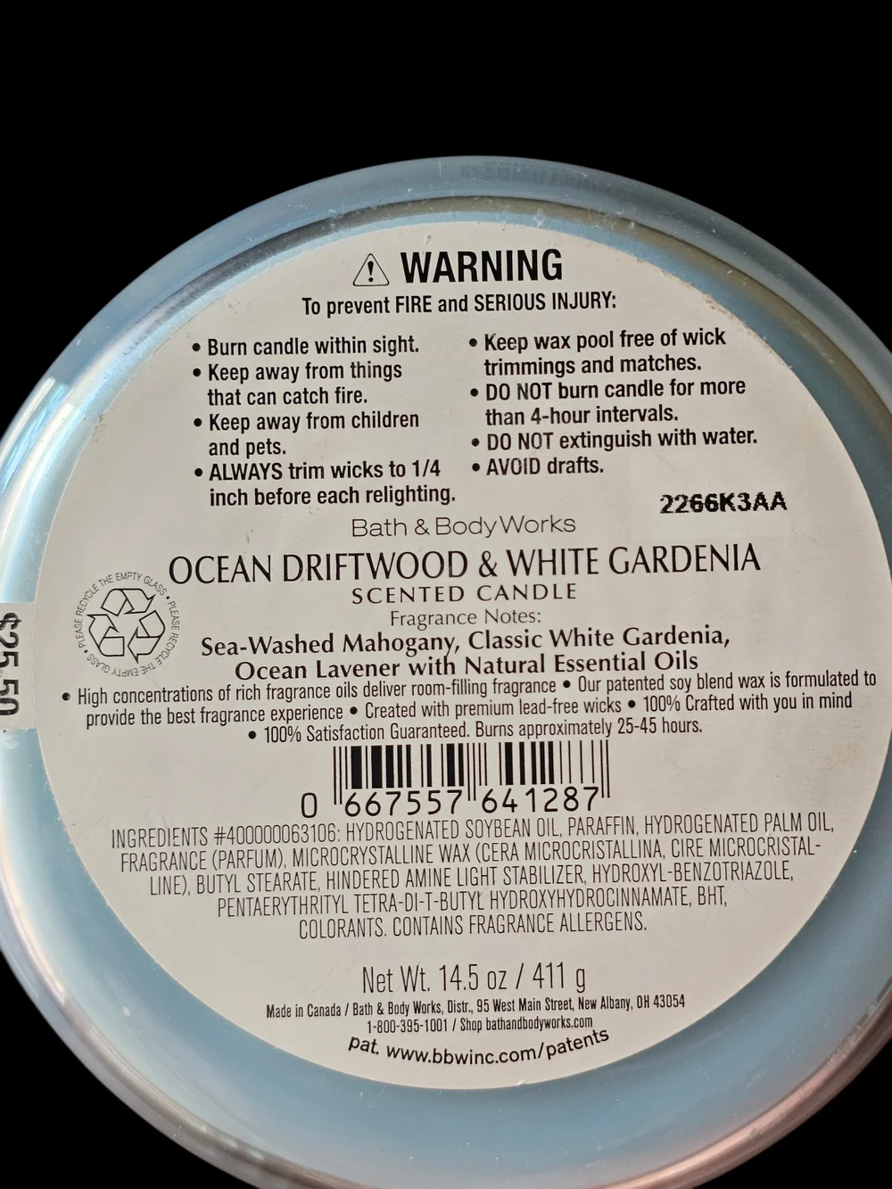 Bath & Body Works ocean driftwood