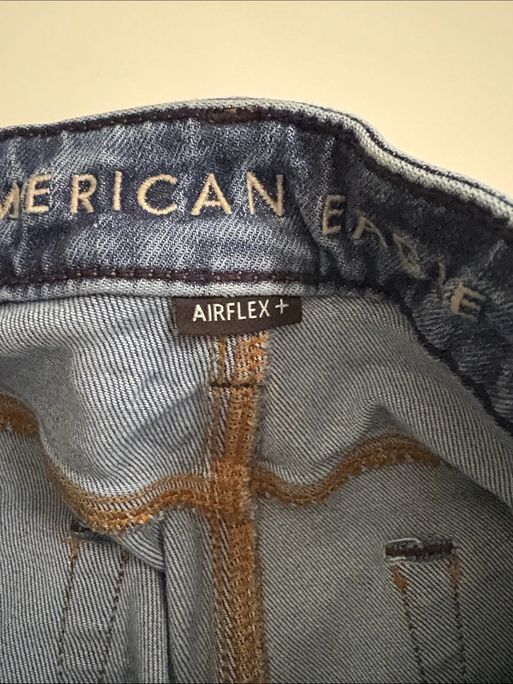 American Eagle Outfitters belt leg jeans