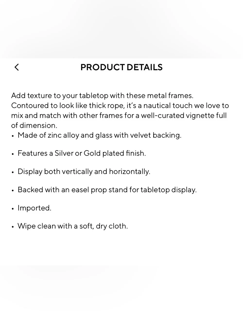 Pottery Barn elegant twisted