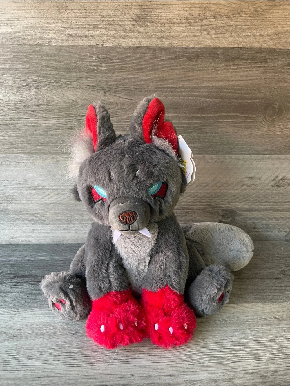 Whiskers Club Fenrir Norse Protectors Wolf Plush EyeWhiskers Studio