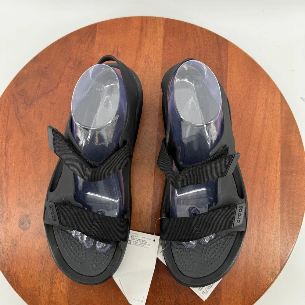 Crocs Swiftwater Expedition Sandal Black Adjustable Sport Water Shoe Mens 8