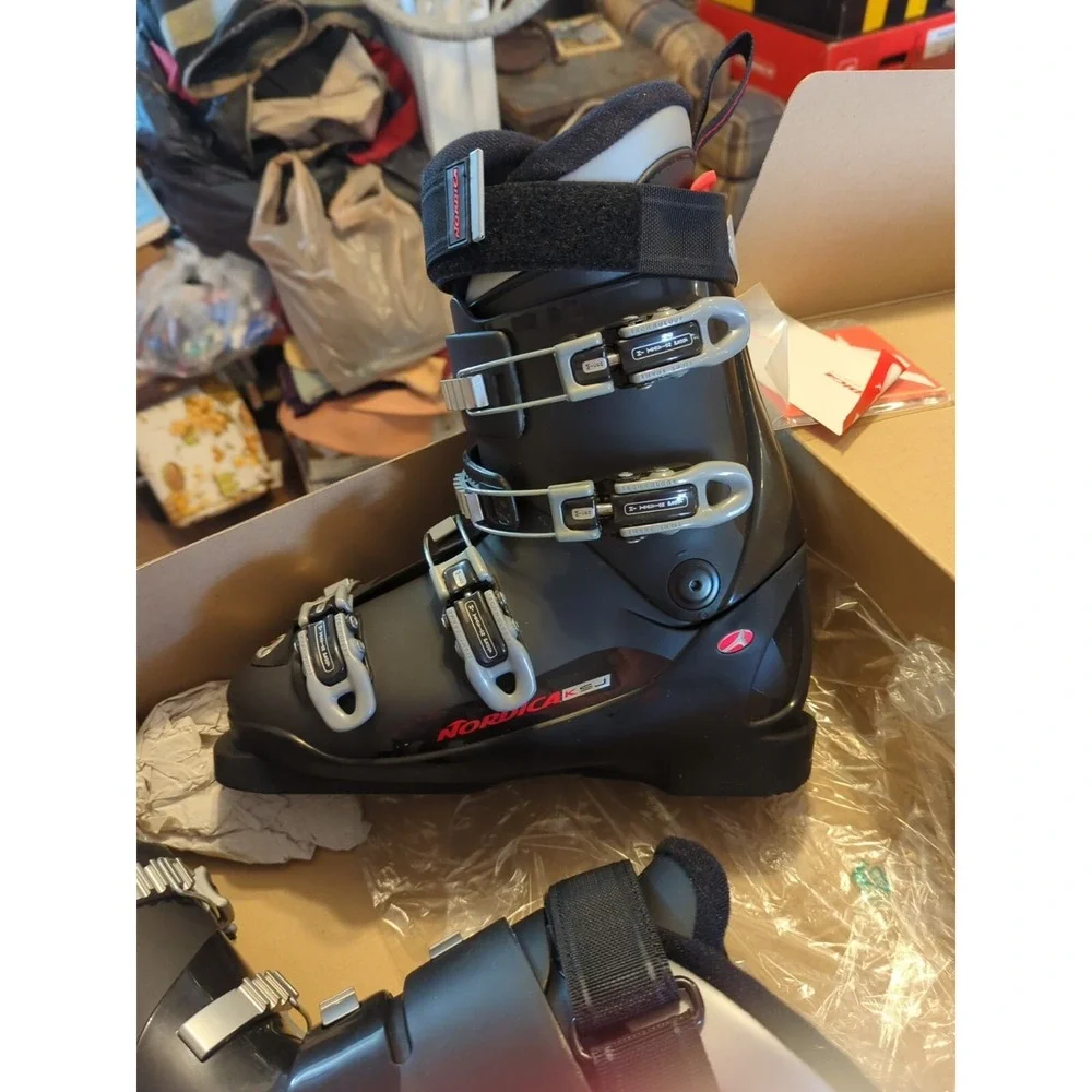 NOS‎ Nordica KSJ Men's Ski RACING Boots - Size 26.5 US 8.5 - Flex Index 50