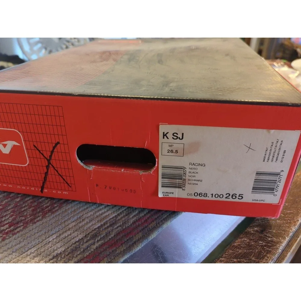 NOS‎ Nordica KSJ Men's Ski RACING Boots - Size 26.5 US 8.5 - Flex Index 50