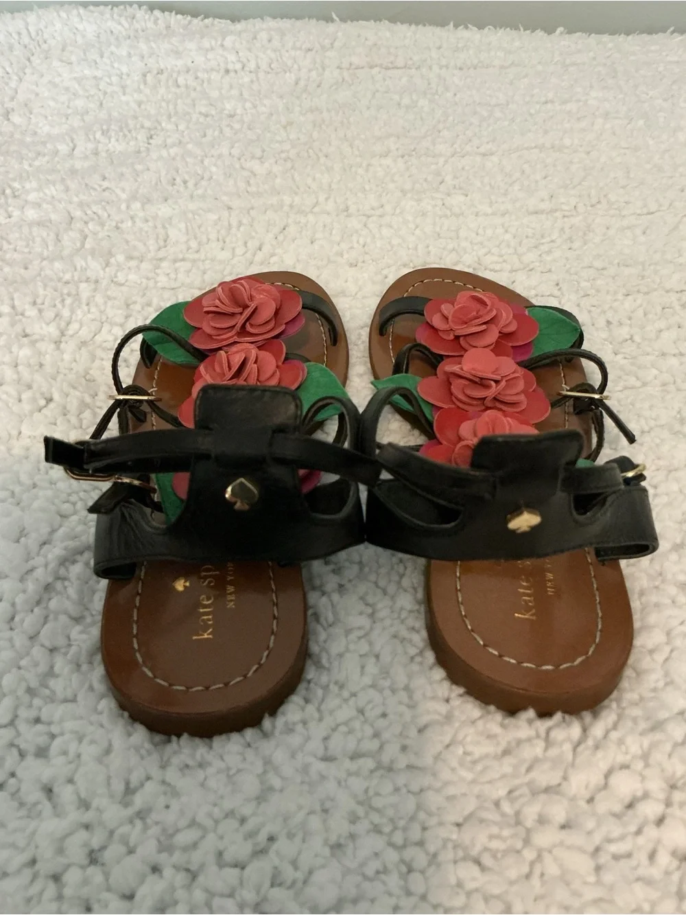 kate spade sandals red closure