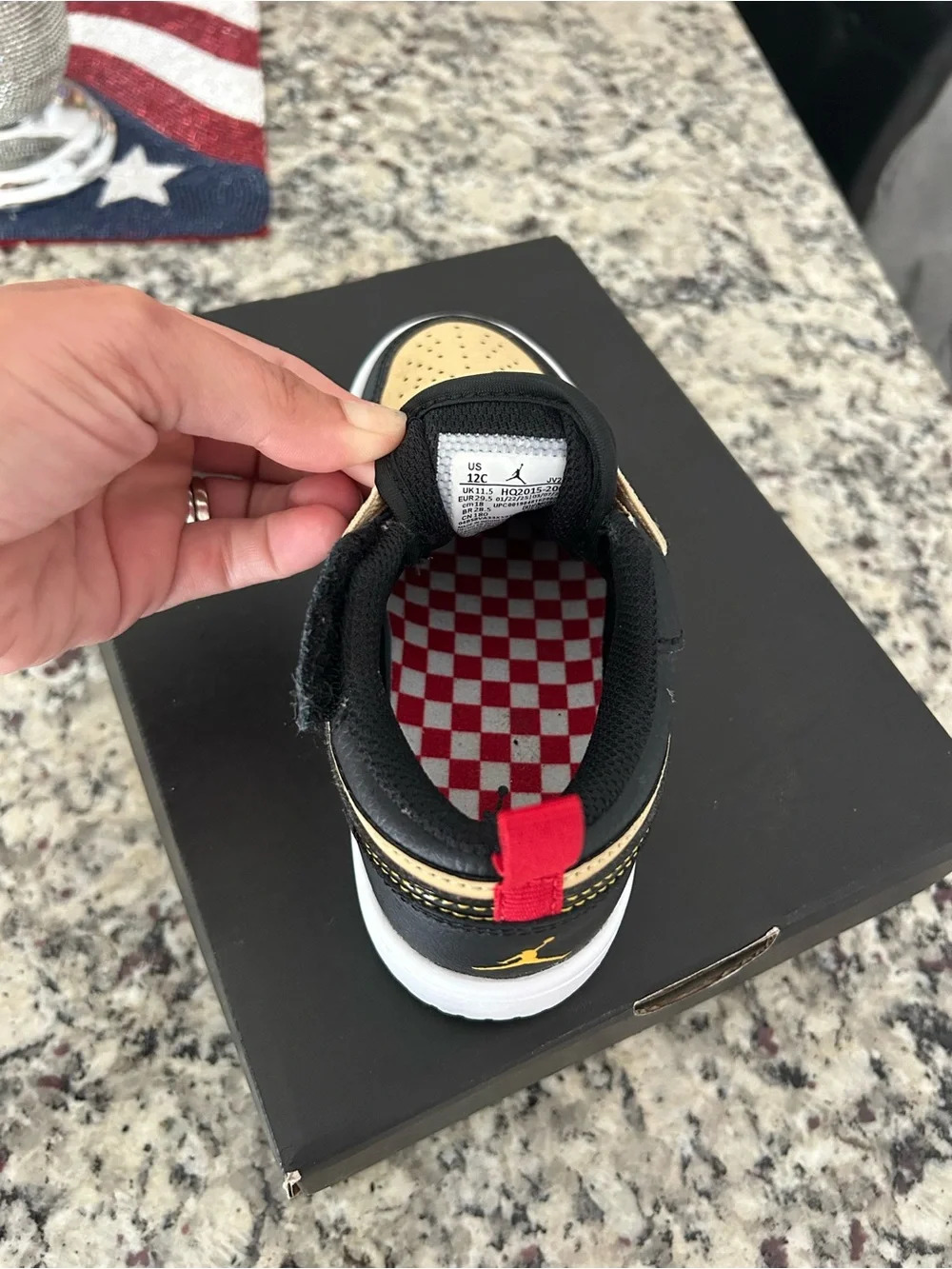 Nike Low Top Sneakers in Black and Tan