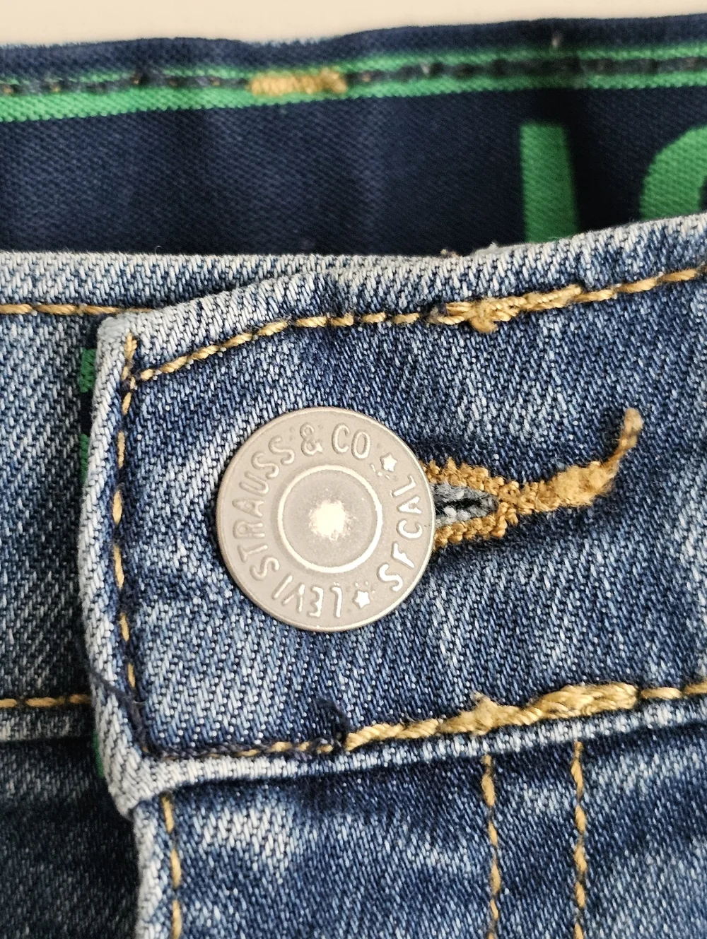 Levi’s 511 Slim Fit Eco Performance Jeans Youth 14 27x29 Blue Stretch