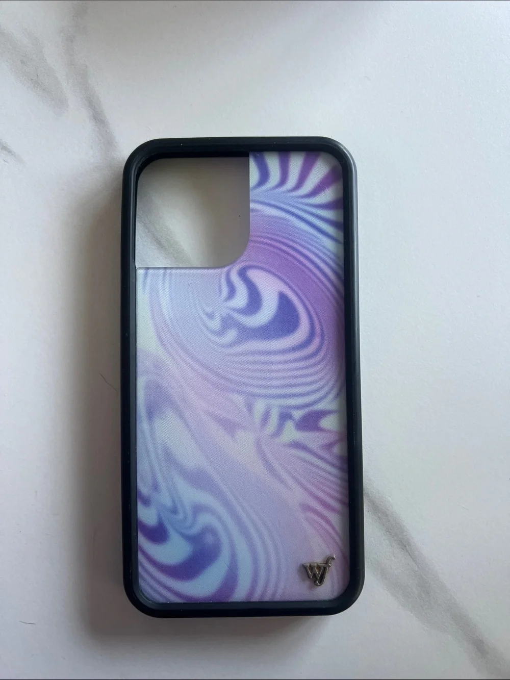 Wildflower Purple Swirl iPhone 13 Pro Max Case
