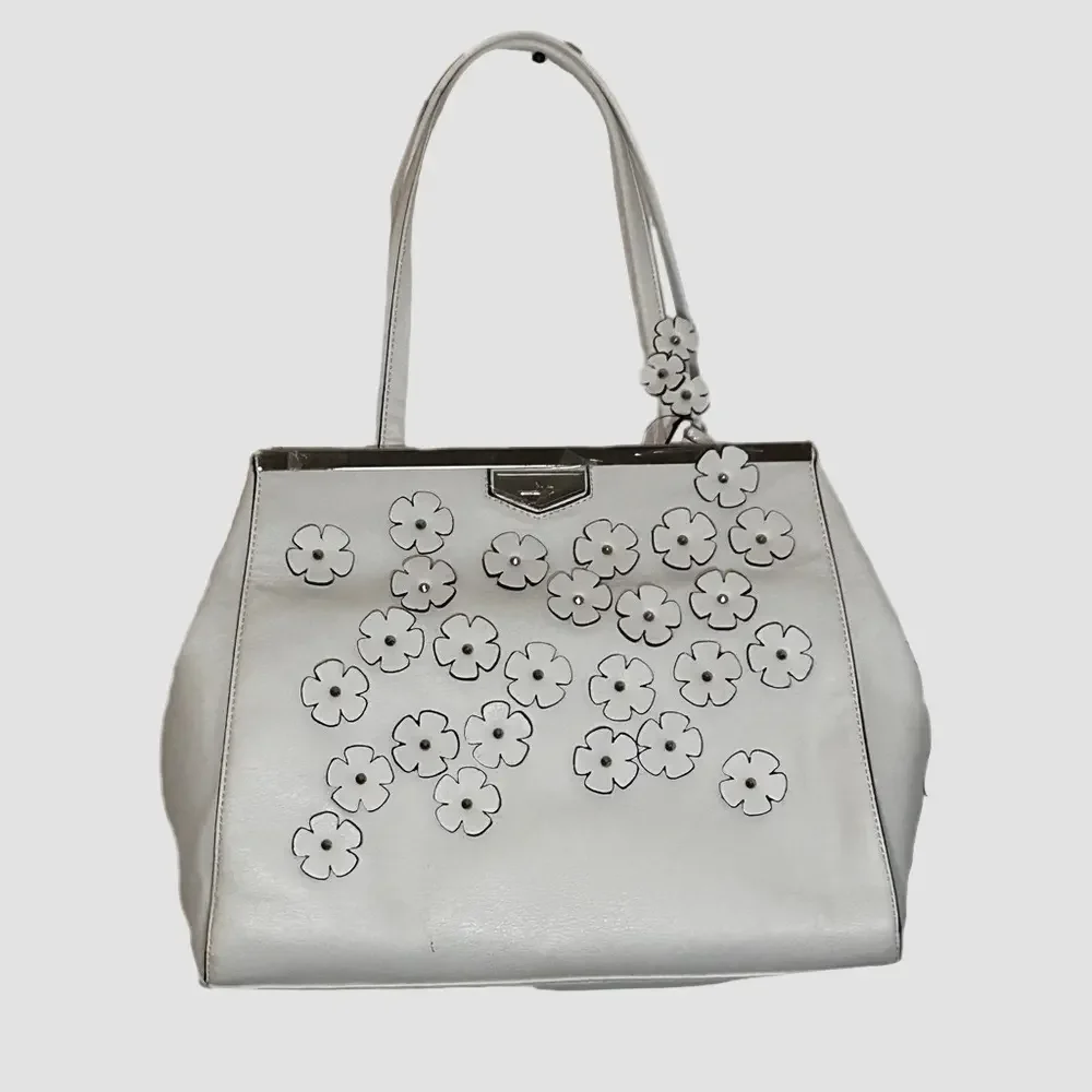 Vera Wang White Floral Baymar Tote