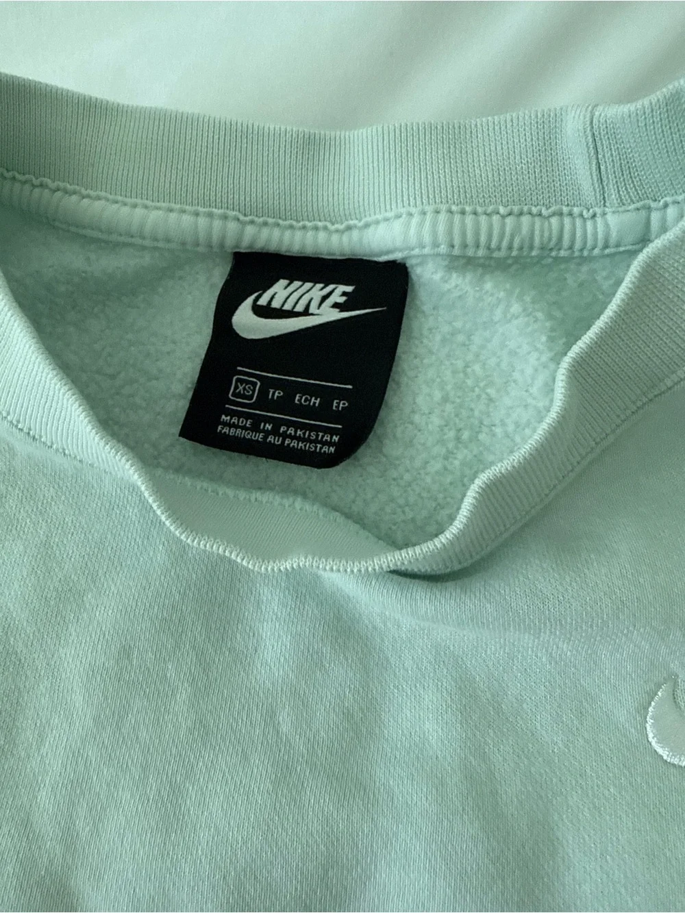 Nike Mint Green Crewneck Sweatshirt