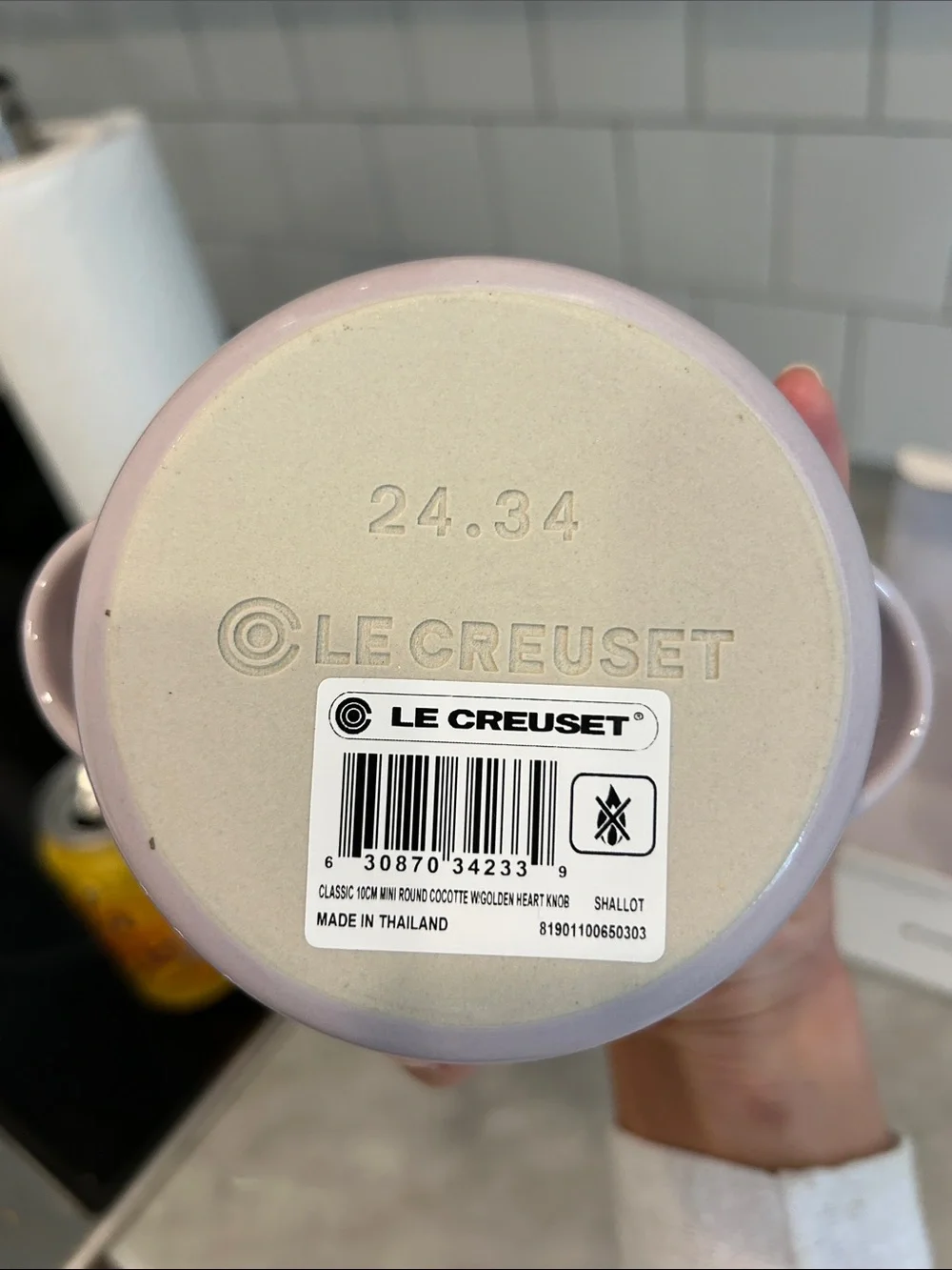 Le Creuset attractive finish safe