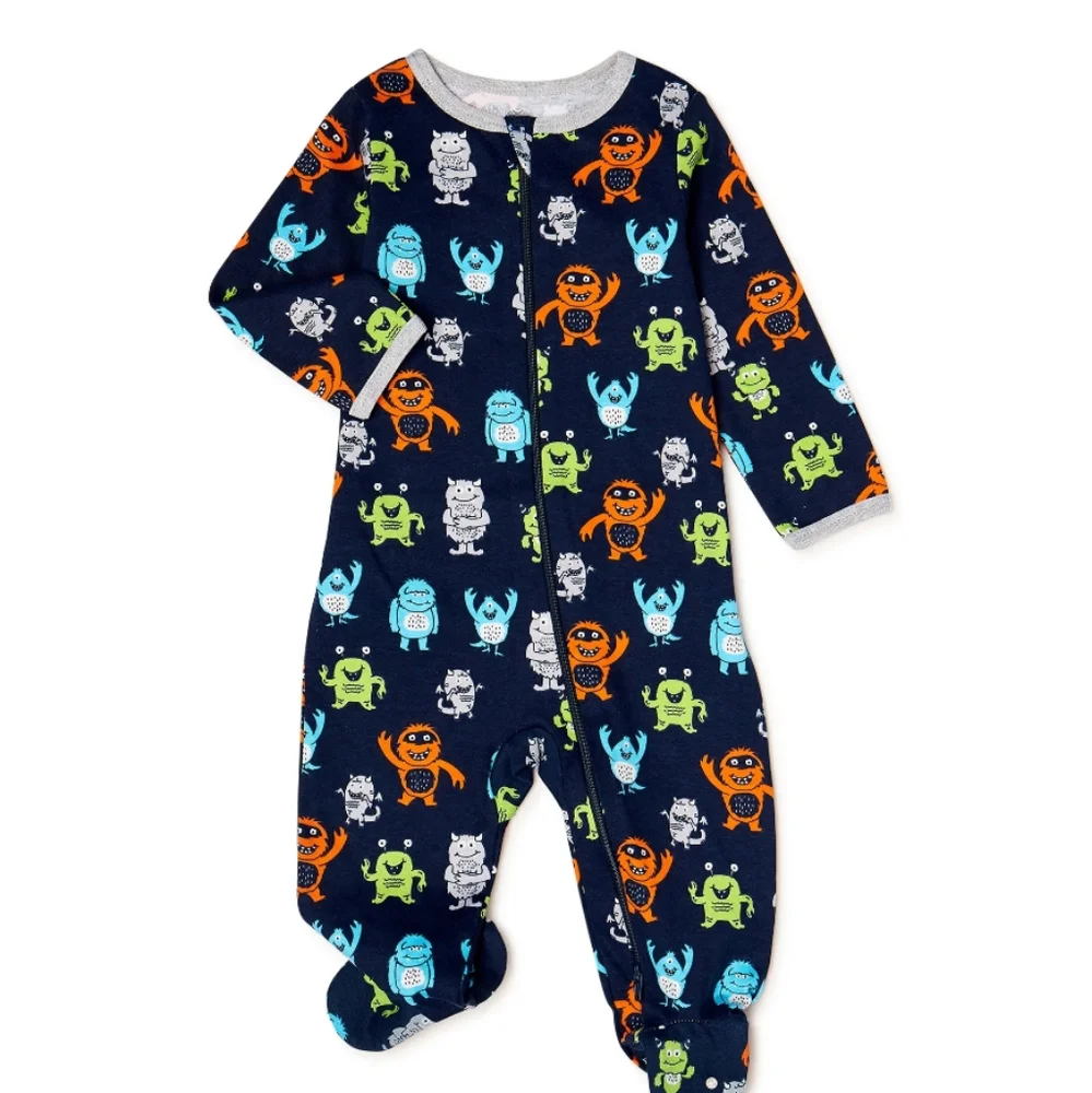 Wonder Nation Baby Boys Monster Sleep N Play