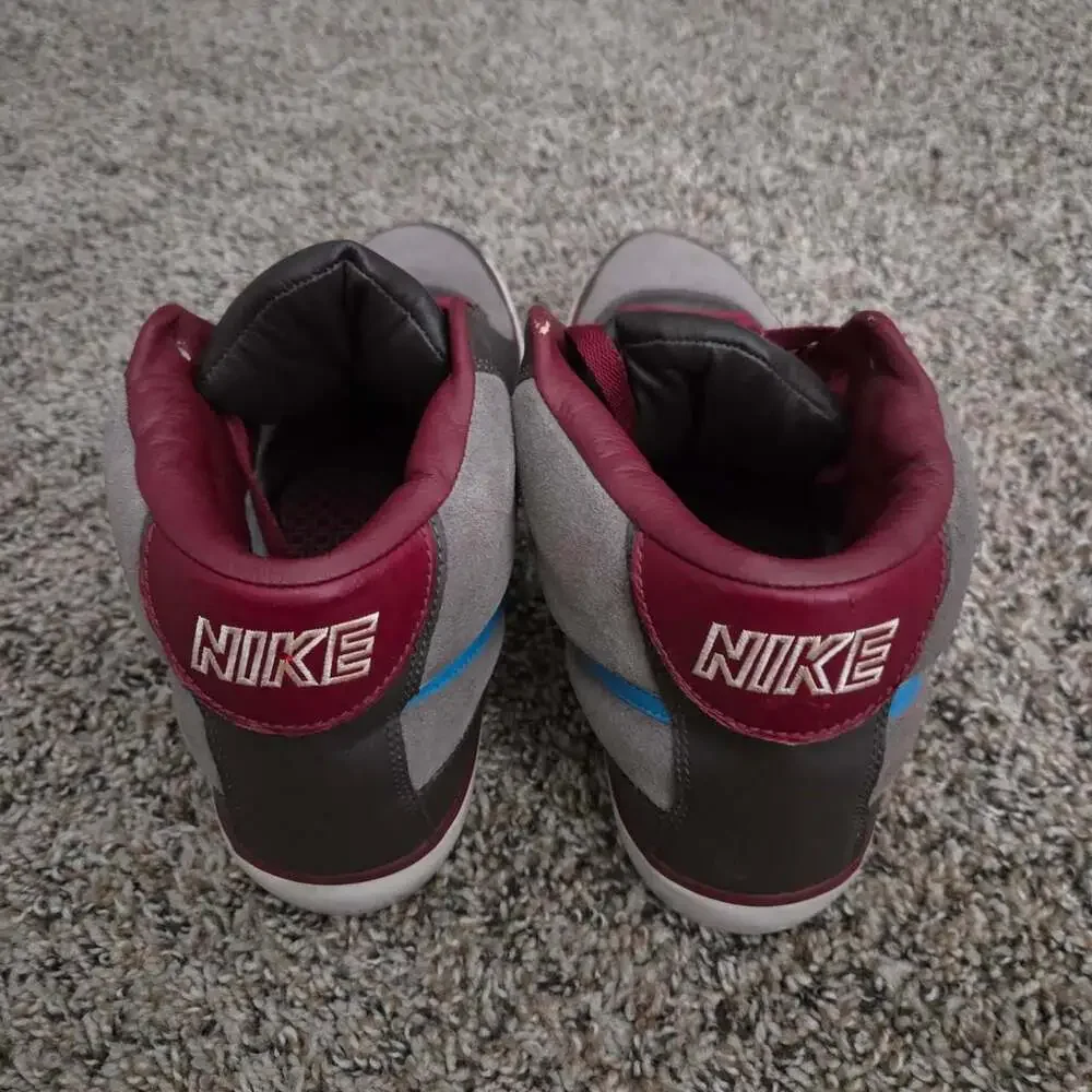 Vintage Nike 6.0 Mavrk Mid 2007 Brown Blue Burgundy Size 11.5