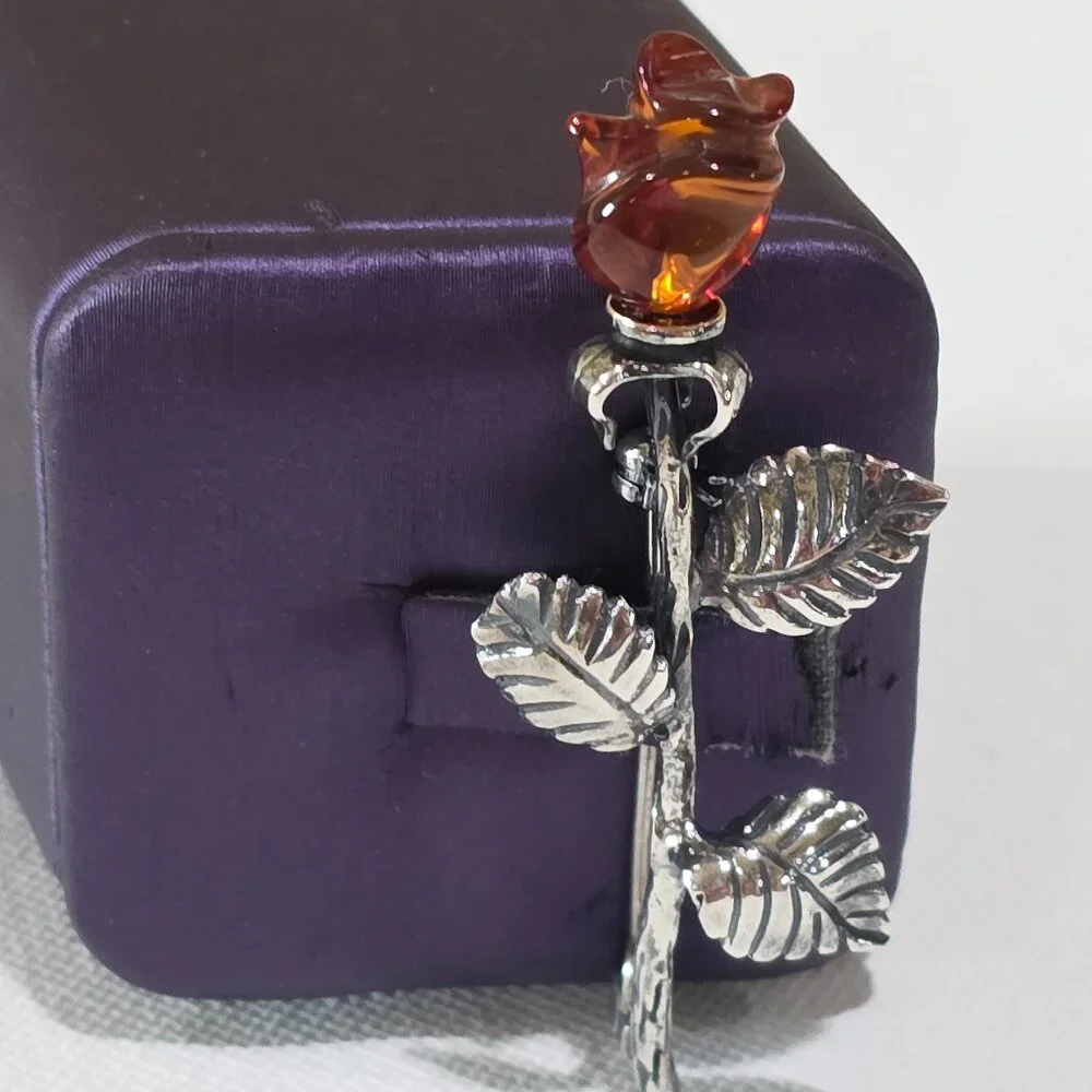 Vintage Sterling Silver vintage carved