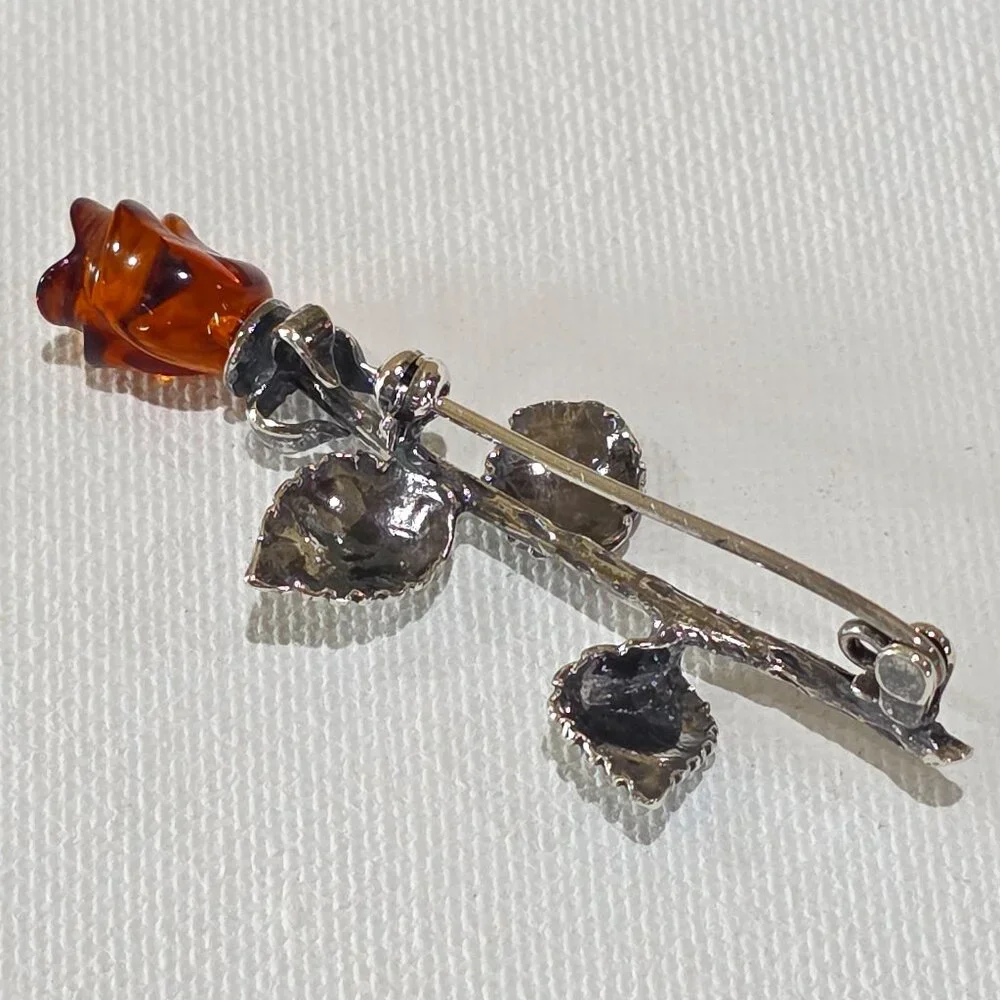 Vintage Sterling Silver vintage carved