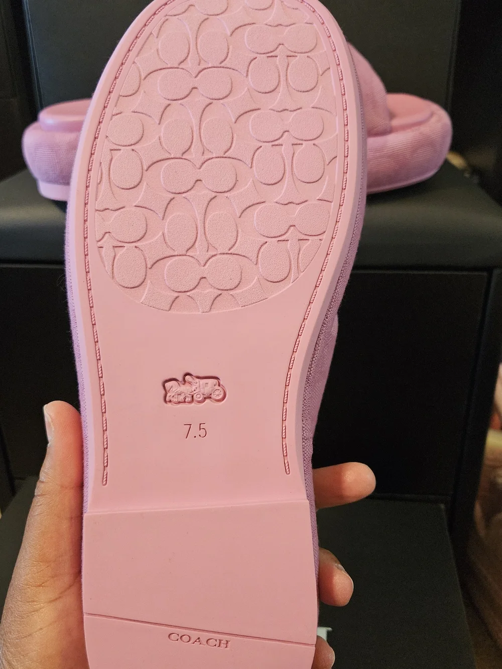 Coach Penelope Signature C Sandal Pink