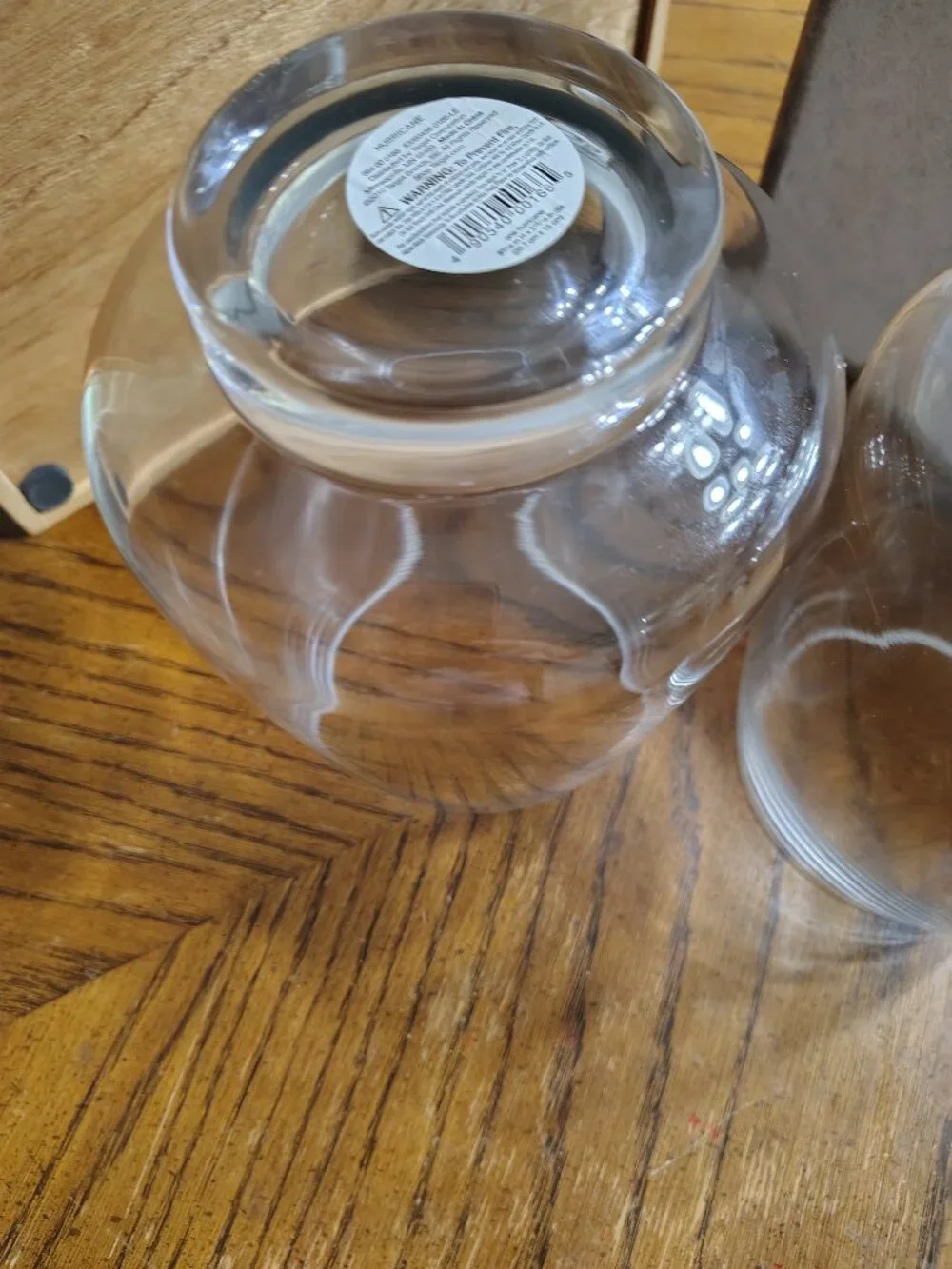 Two Hurricane Candle Holders