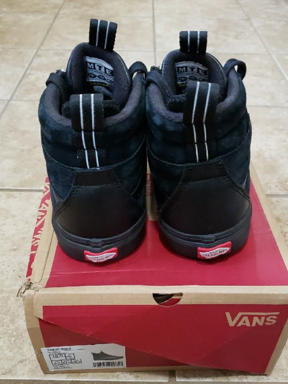 Vans from ankle