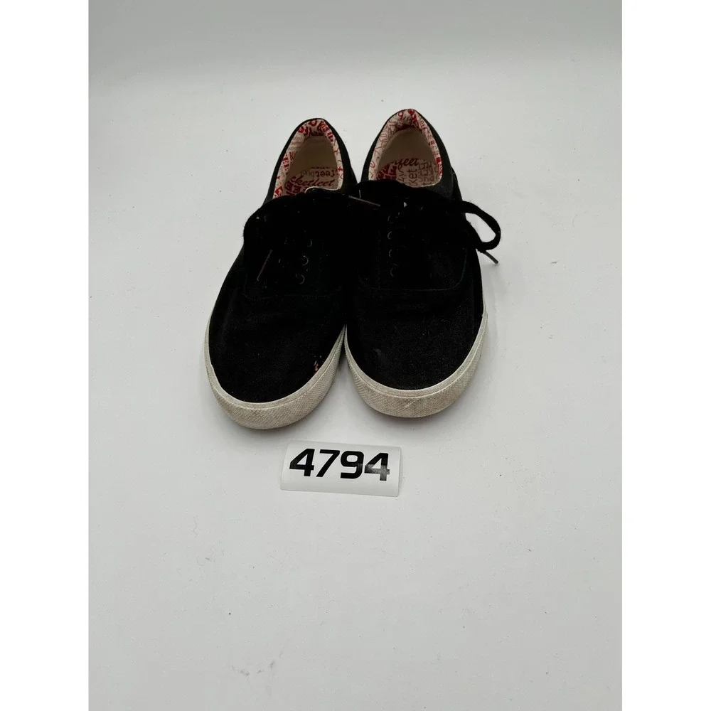 BucketFeet Basic Lace Up 10100-0017-100 Sneakers Shoes Mens US 11 Black Low Top‎