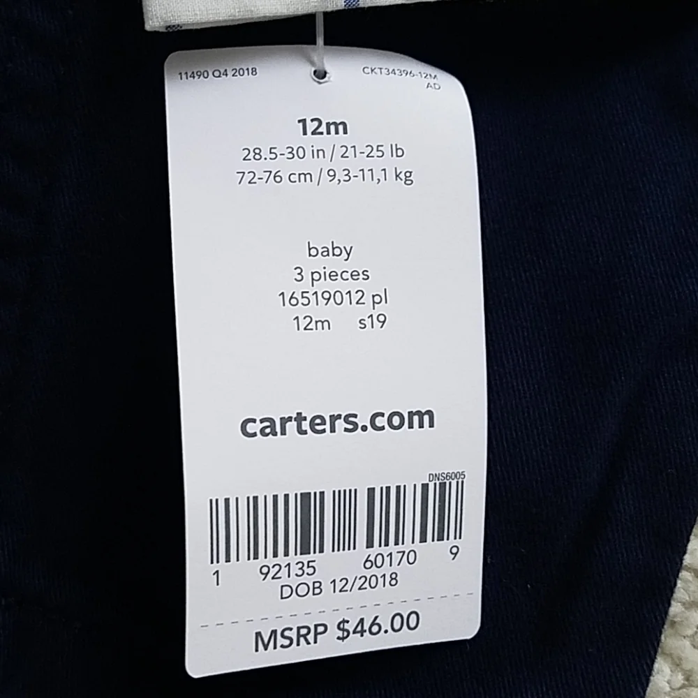 Carters sleeve pants offer