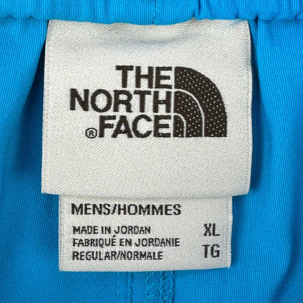 The North Face Class V Belted Shorts Mens XL Blue Performance Nylon Cargo Hiking