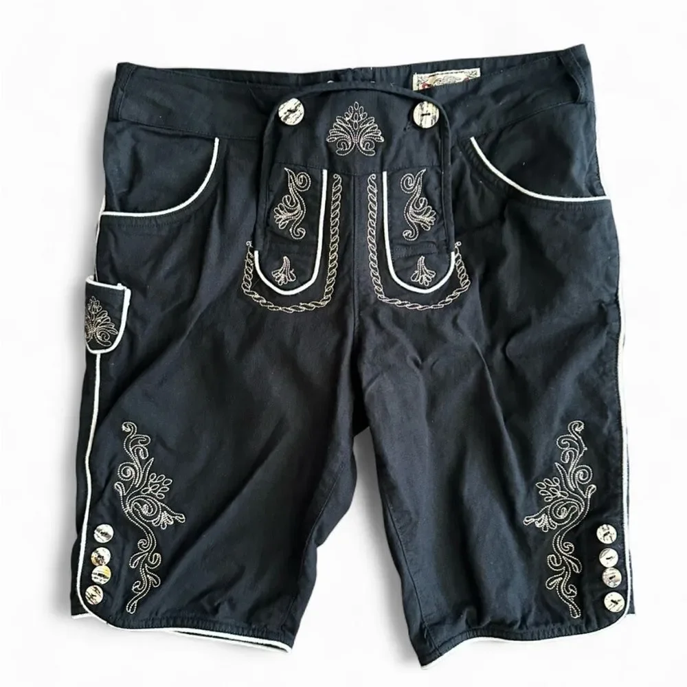 Stockerpoint Short Linen Lederhosen Mina 38
