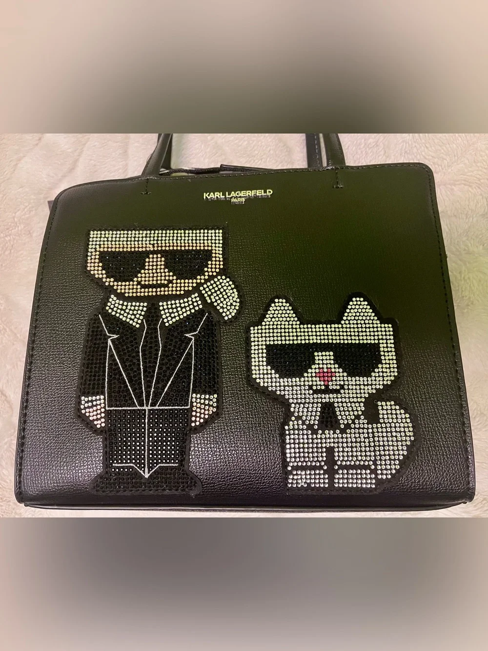 Karl Lagerfeld strap tone closure