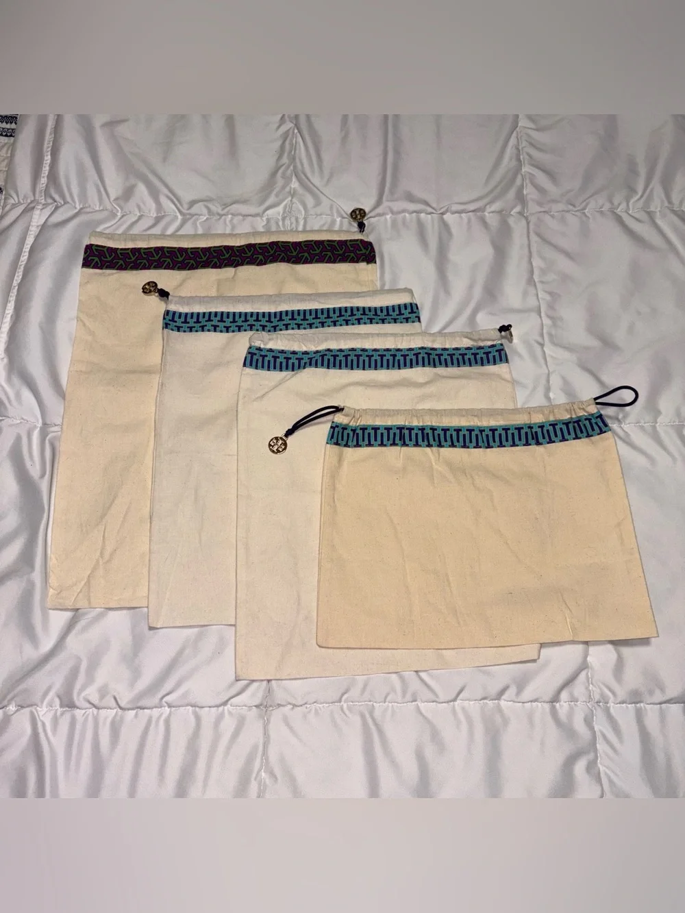 4! Tory Burch dust bags 3 sizes