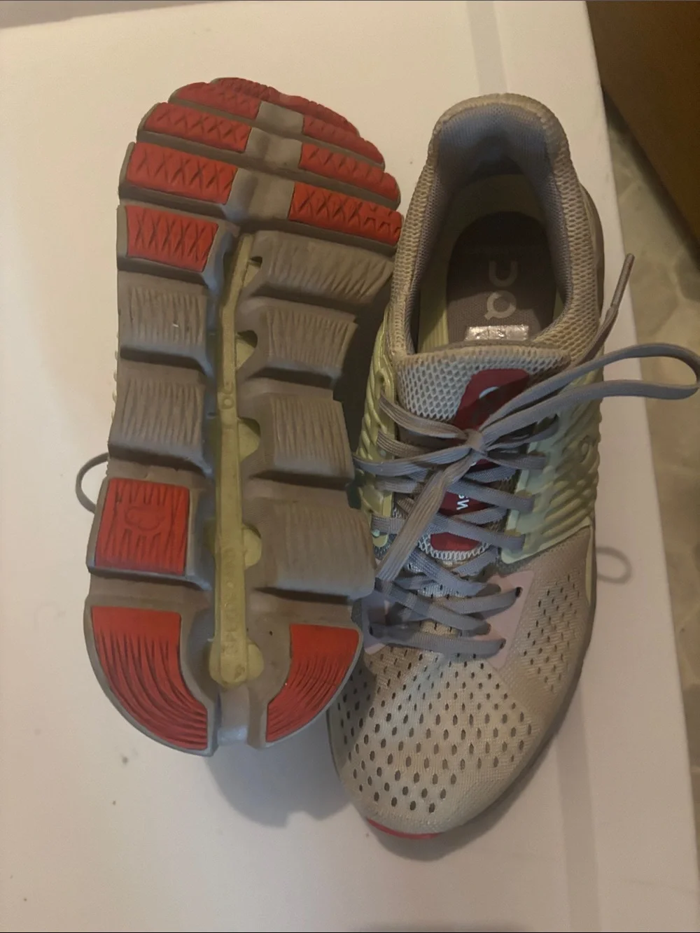 On Running light gray