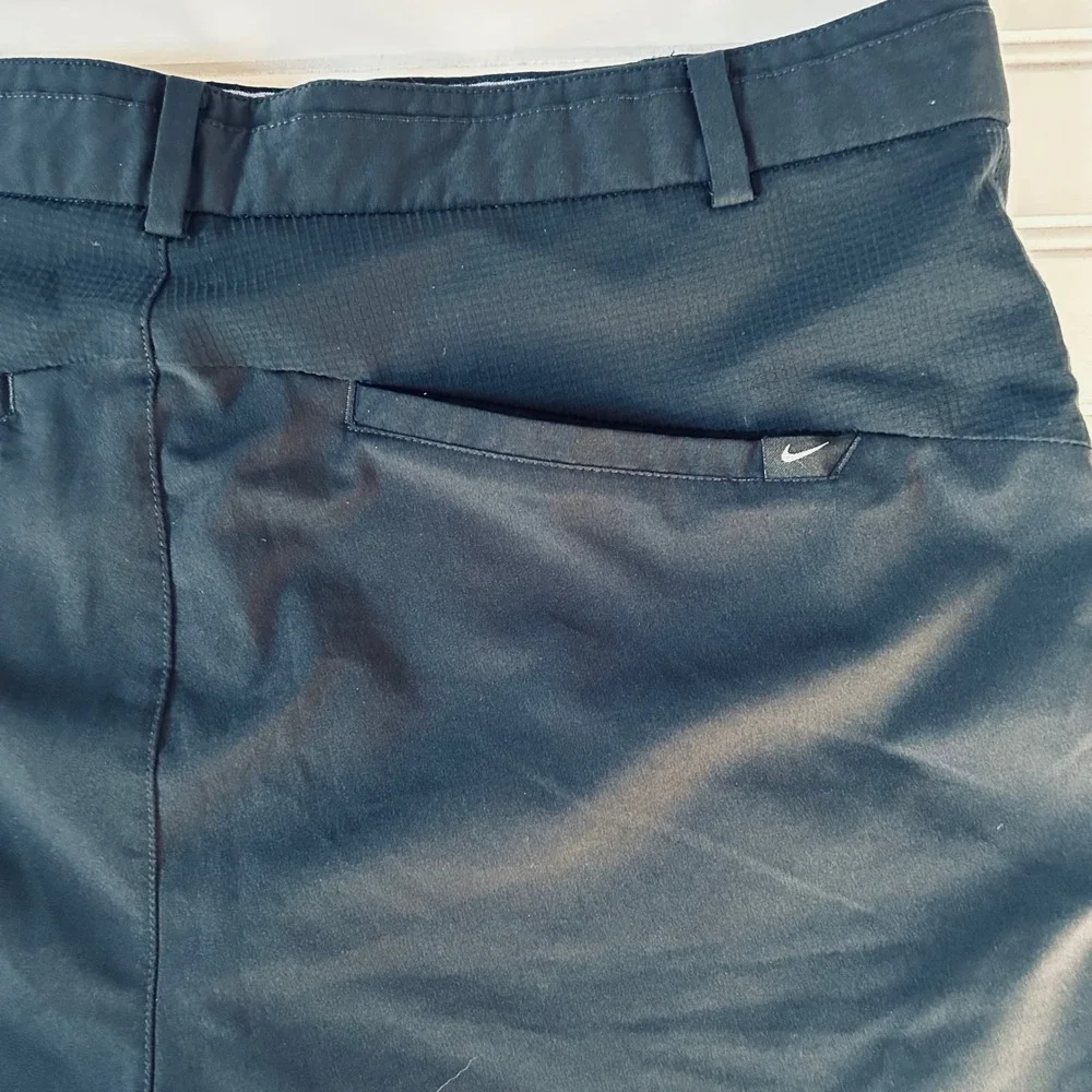 Nike Golf Modern Fit Shorts Men's 32 Black Dri-FIT Flat Front Tour Performance