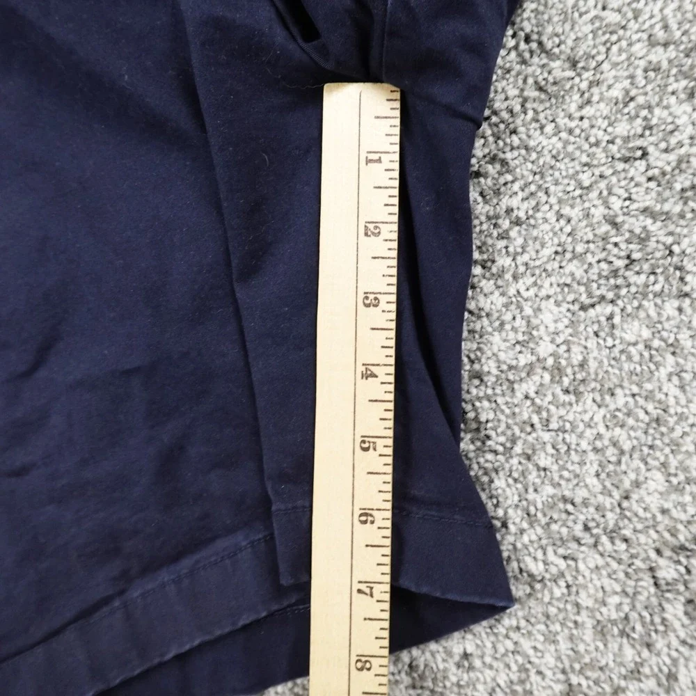 Tommy Hilfiger Shorts Mens 38 Blue Flag Chino Bermuda Casual Preppy Stretch Golf