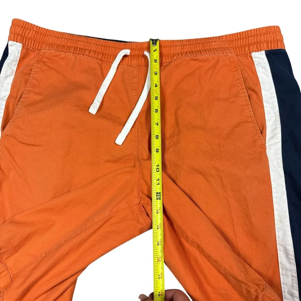 Vintage Y2K 2000s Nike Orange/White/Navy Shorts Men's XL Adjustable Waist