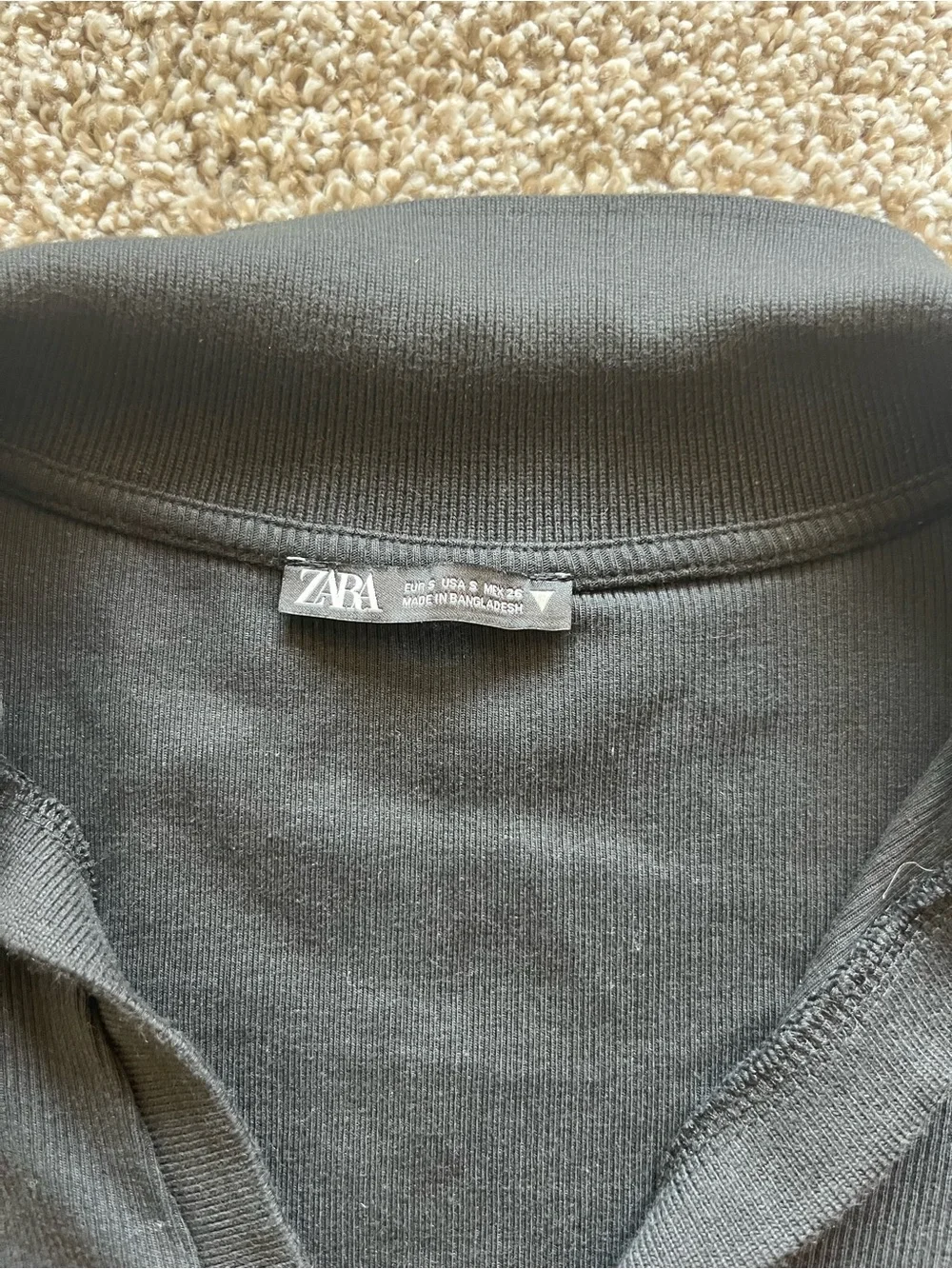 Zara cropped long