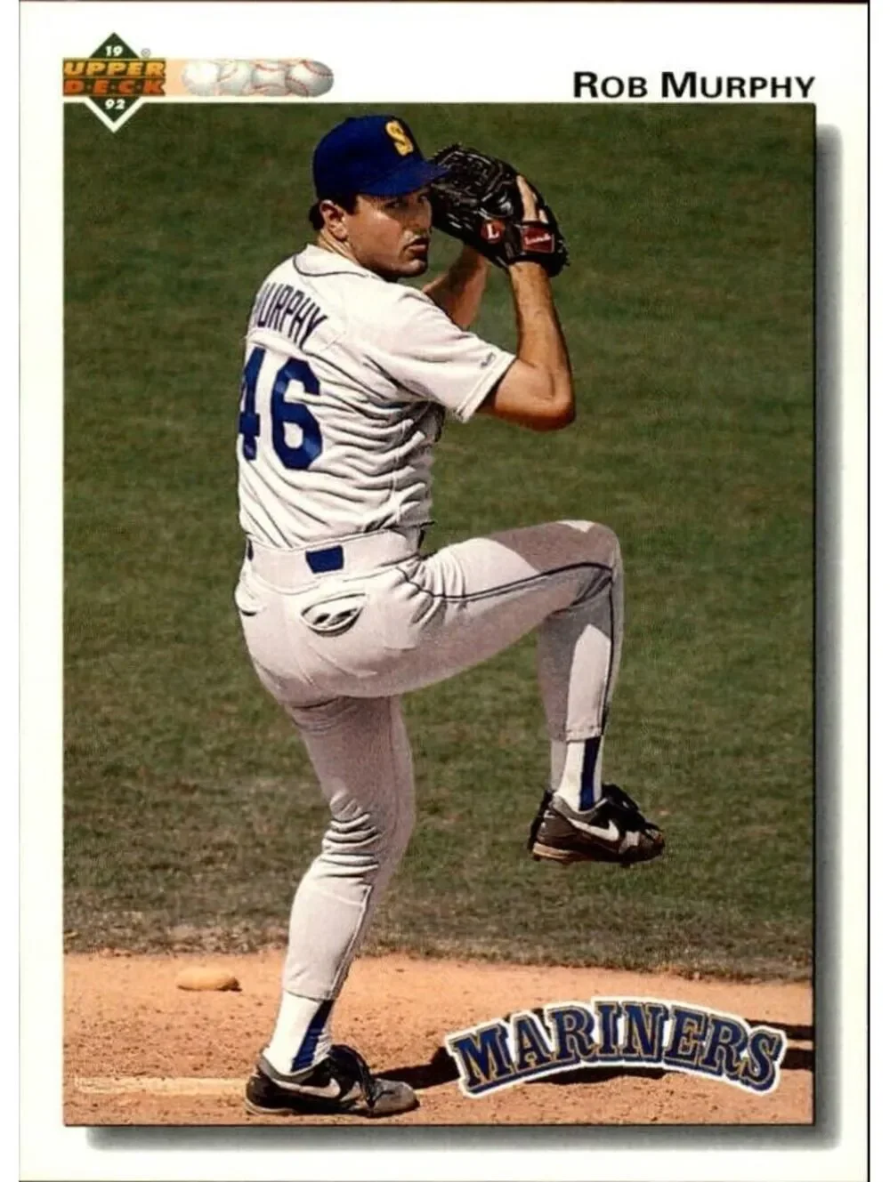 Rob Murphy 1992 Upper Deck MLB #639 Baseball Card Seattle Mariners