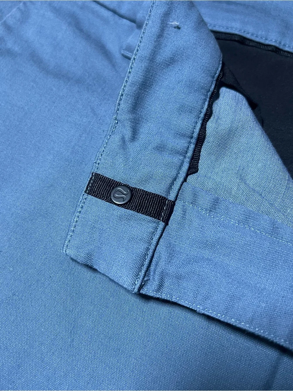 Lululemon ABC Classic Fit  Short 7” Warpstreme Steel Blue Men’s “Golf” Shorts 34