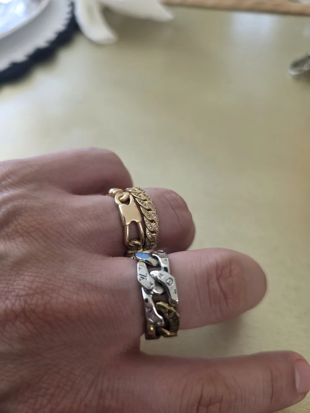 Vuitton  Chain Cuban Link Ring - Women Jewelry