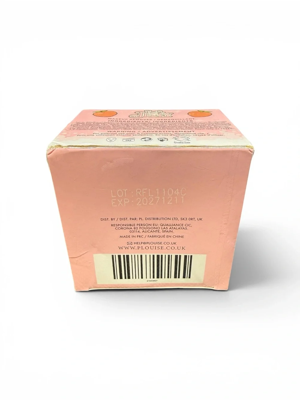 🍑PLOUISE🍑I'm So Jelly Peach Jelly Makeup Remover/NIB