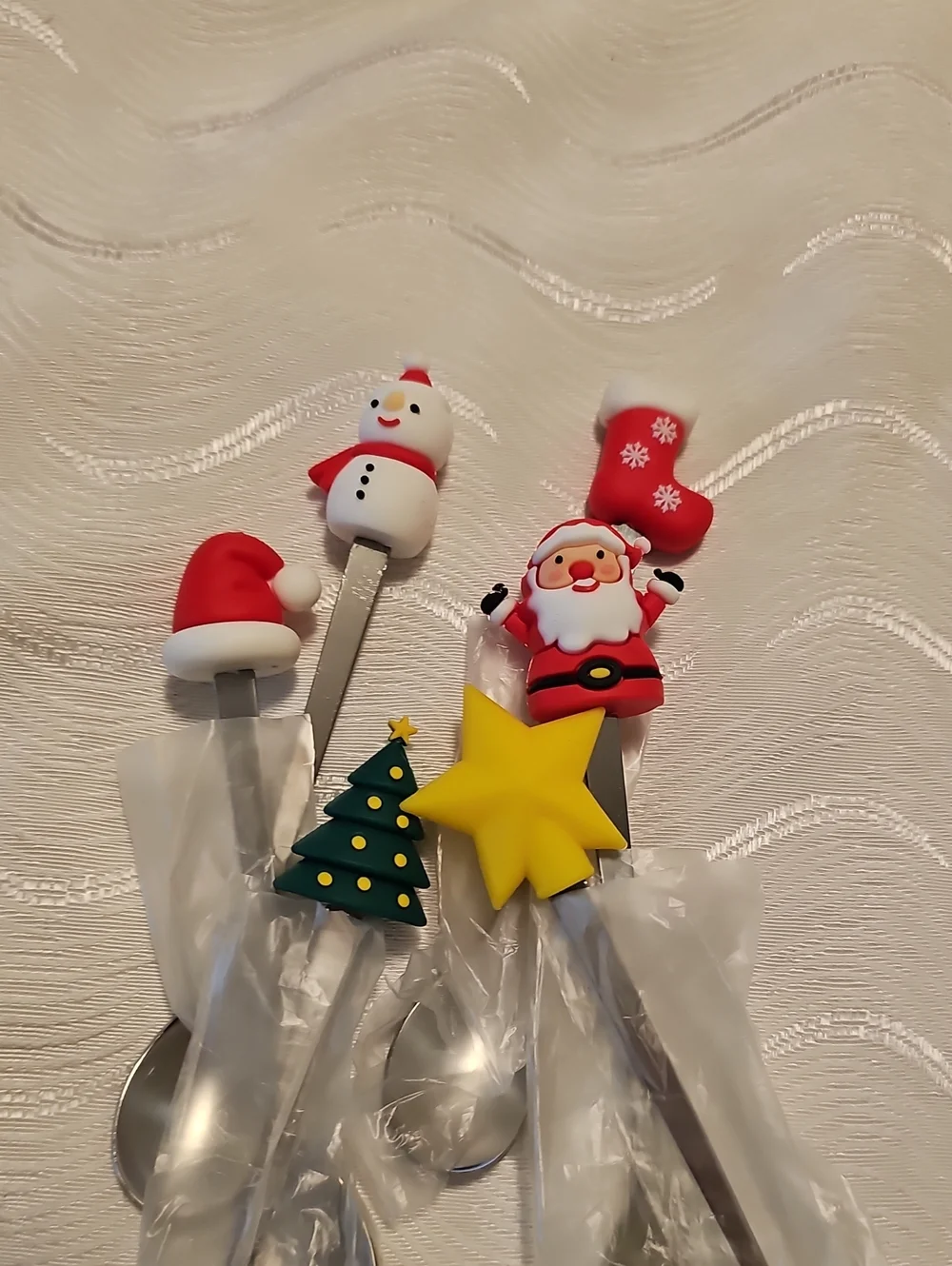Christmas Tea Or Coffee Spoon Set Of 6.