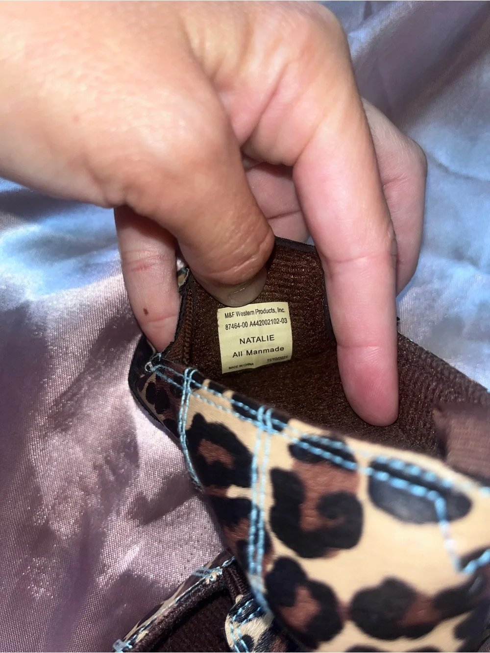 Ariat cushioned leopard