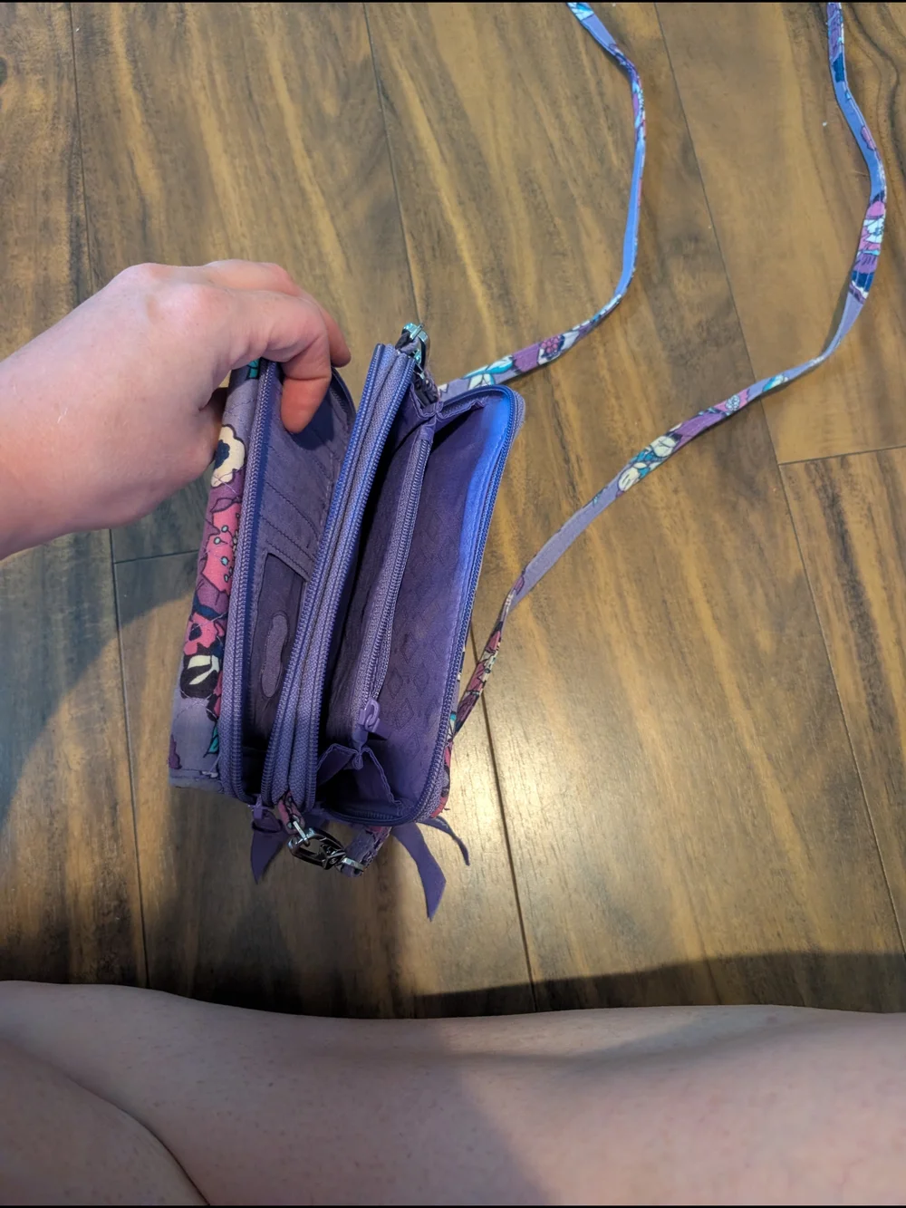 Vera Bradley quilted crossbody