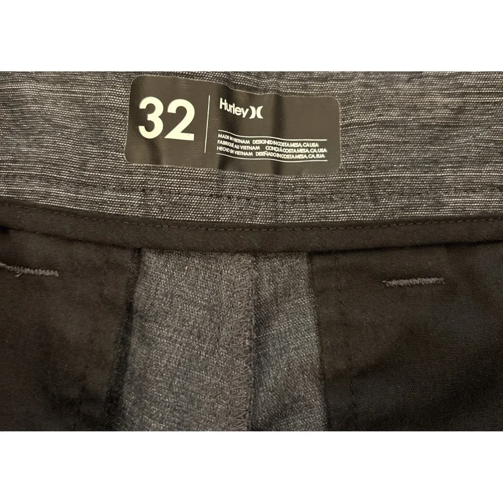 Hurley H2O-Dri Breathe Mens Size 32 Hybrid Walk Shorts Gray 21
