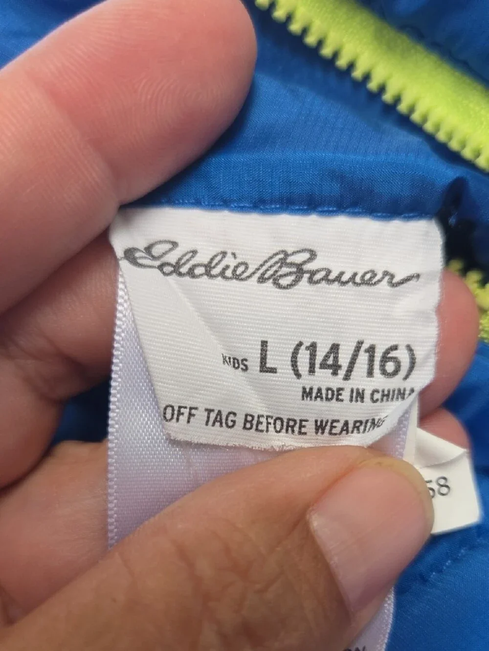 Eddie Bauer reversible insulated