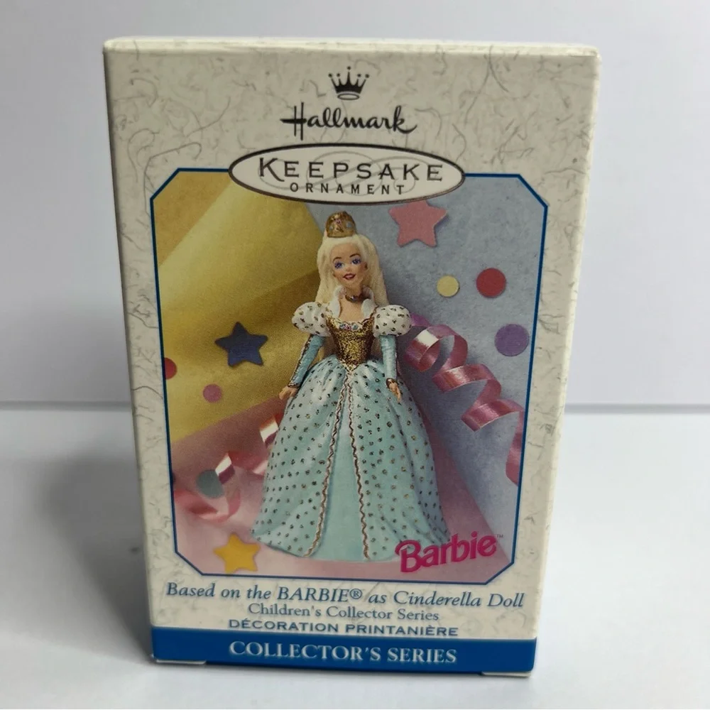 Hallmark Barbie Keepsake Ornament 1999 Barbie as Cinderella Doll 3rd in Series