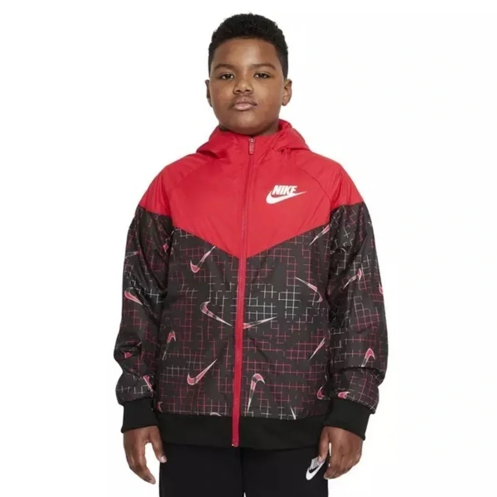 Nike Sportswear Windrunner Jacket Glow In Dark Logo Size Youth XL