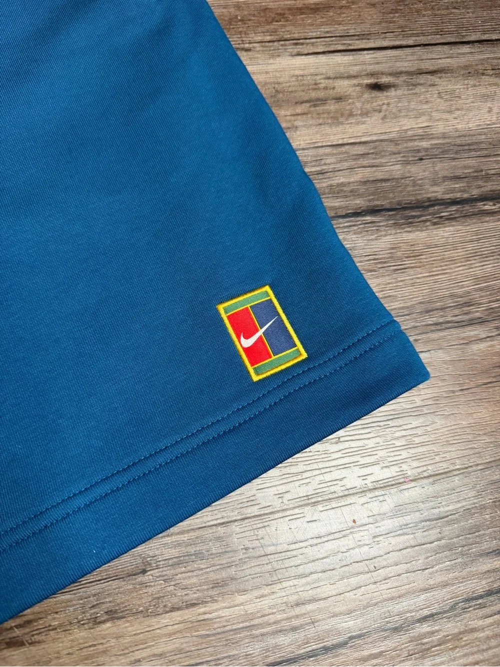 Nike Court Tennis Fleece Shorts Blue $70 NWT Mens Sz L