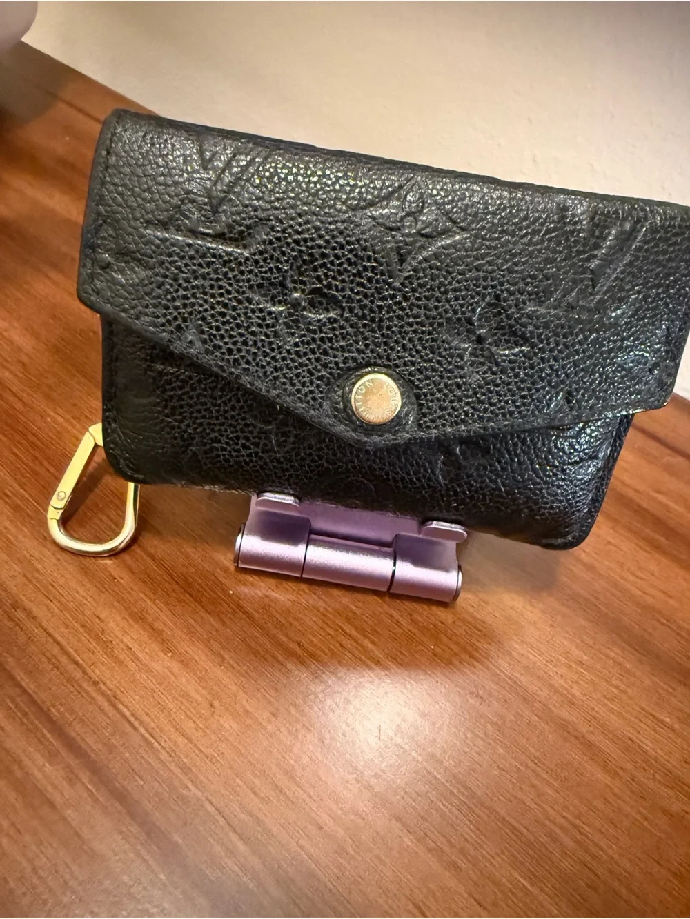 Louis Vuitton Black Monogram Envelope Wallet 💯authentic