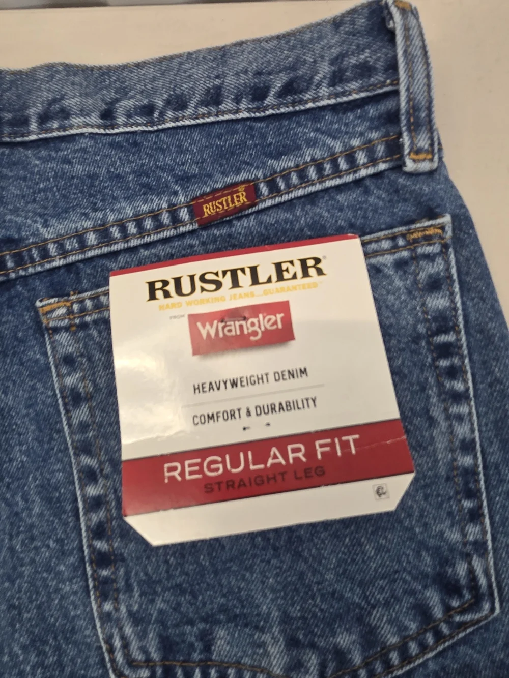 Wrangler Rustler Regular Fit Straight Leg Jeans Men's Size 33x30 NWT