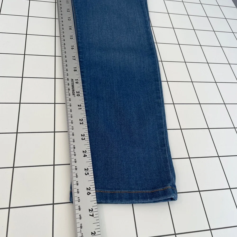 Free People We The Free Skinny‎ Jeans 28 Blue Crush Stretch Denim Jeggings USA